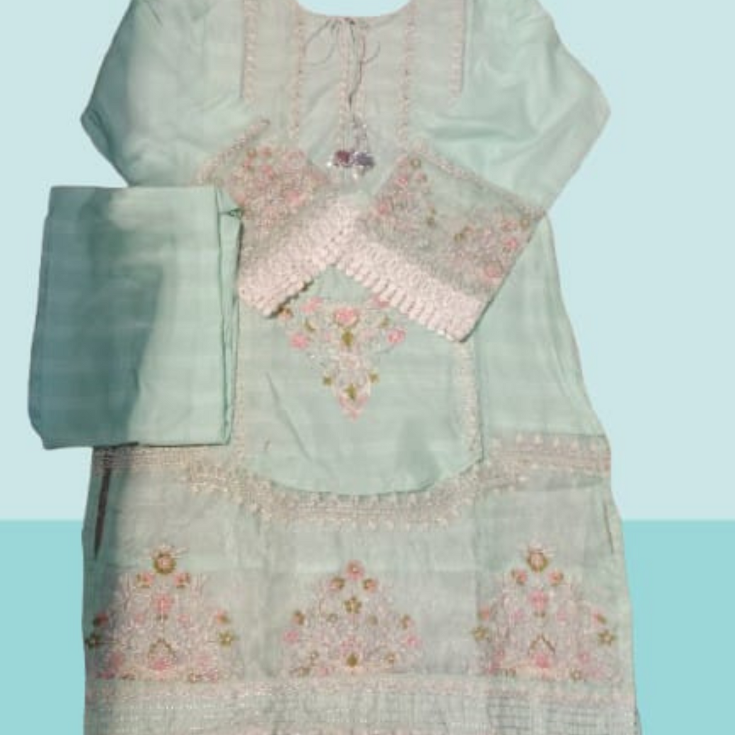 Two peace For Girls in Lawn cotton